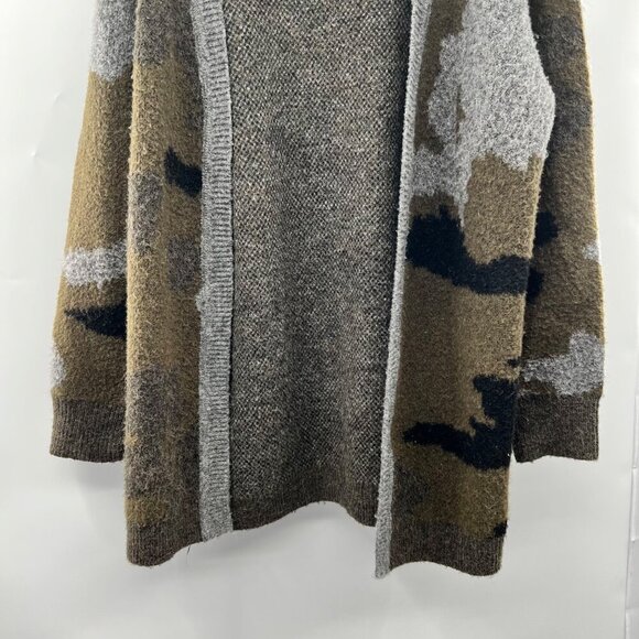 RD Style Women's Camouflage Cardigan Open Front Long Sleeve Size Large - Picture 3 of 9